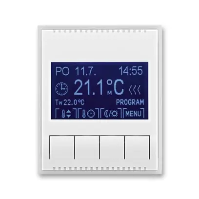 termostat programovatelný ELEMENT/TIME 3292E-A10301 01 bílá/ledová bílá